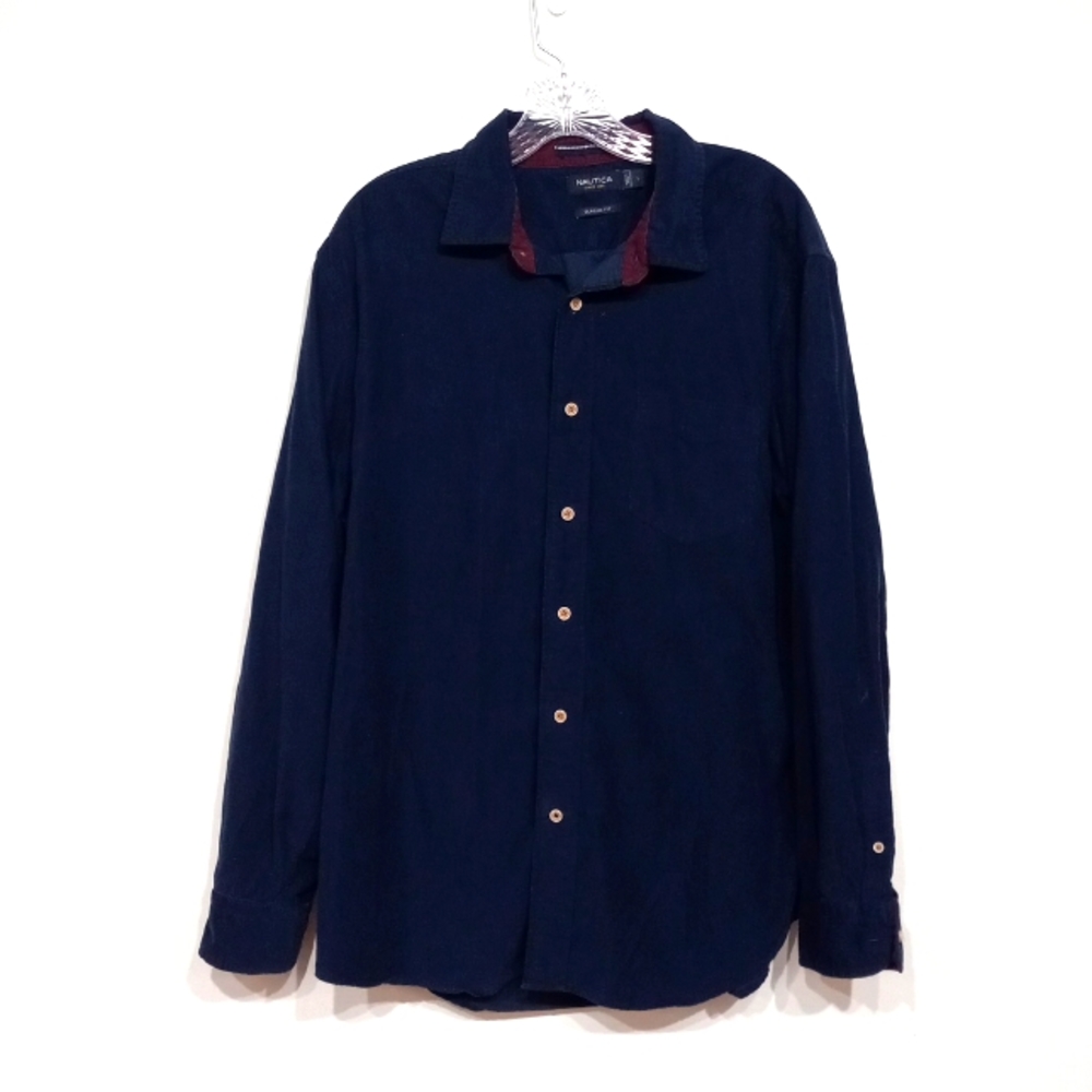 Nautica classic fit button up shirt